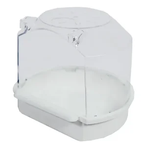 VOGEL BADHUIS ROND WIT