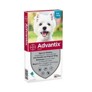 ADVANTIX 100 VAN 4 TOT 10KG.
