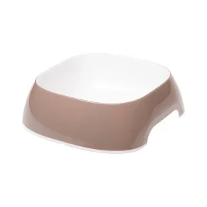 FERPLAST GLAM VOERBAK MEDIUM DUIFGRIJS