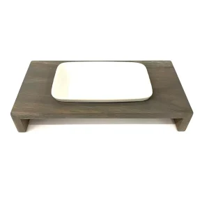 VOERSTANDAARD HOUT 0.25 LTR GRAY