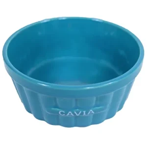 CAVIA EETBAK STEEN RIBBEL BLAUW 12CM