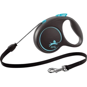 FLEXI BLACK DESIGN CORD S 5M BLAUW