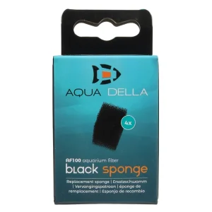 AQUA DELLA SPONS AF 100 4ST ZWART