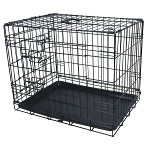 BENCH ECO 2-DEURS ZWART 63X44X51CM